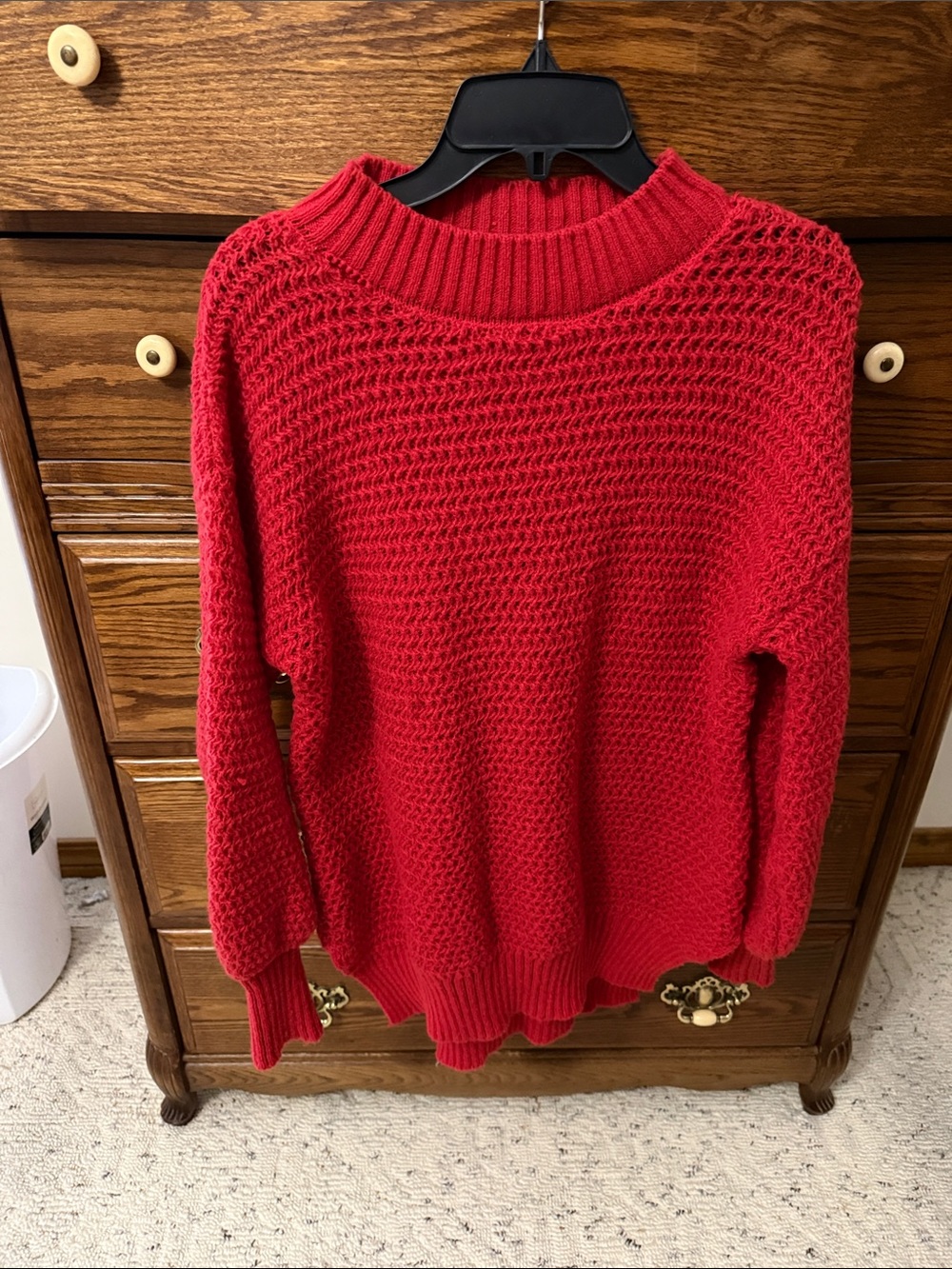 Red sweater